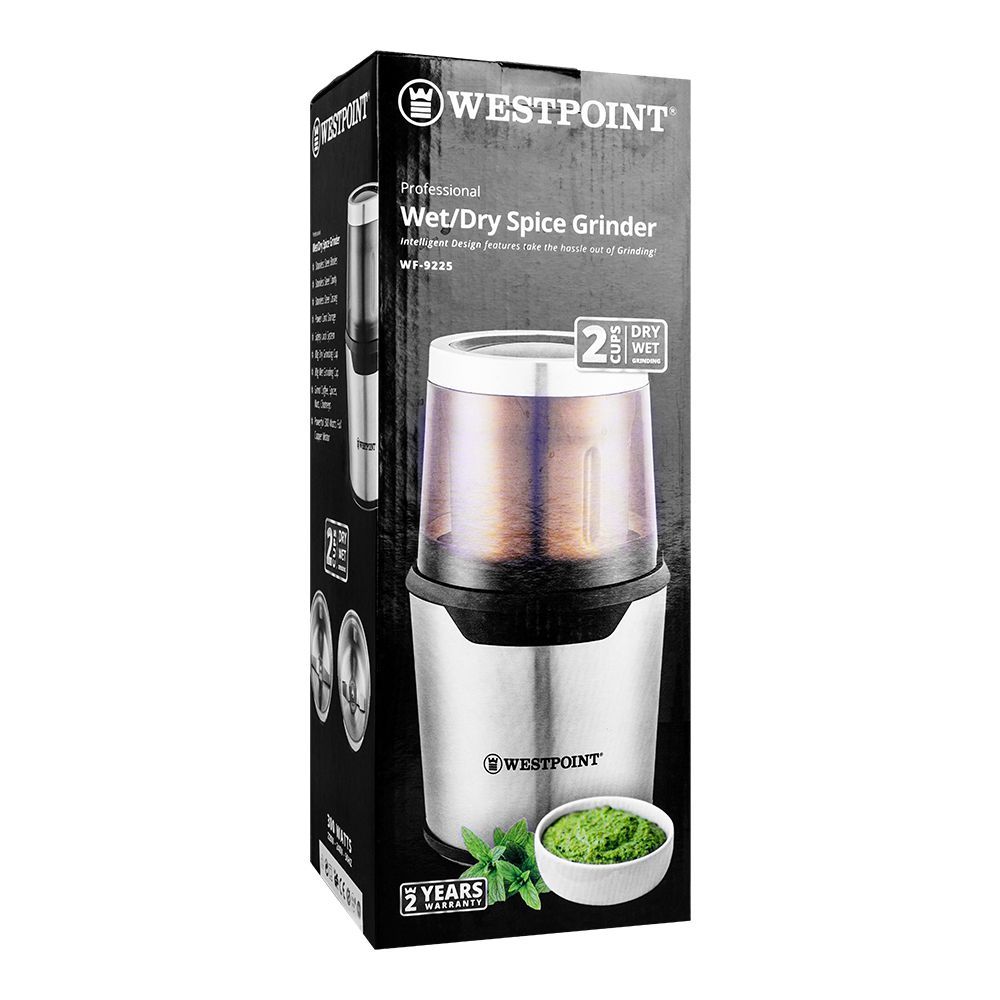 West Point Professional Wet/Dry Spice & Coffee Grinder, WF-9225