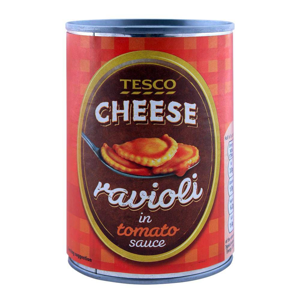 Tesco Cheese Ravioli In Tomato Sauce 400g
