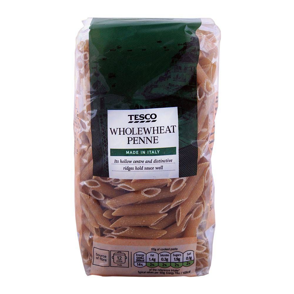 Tesco Whole Wheat Penne Pasta 500g