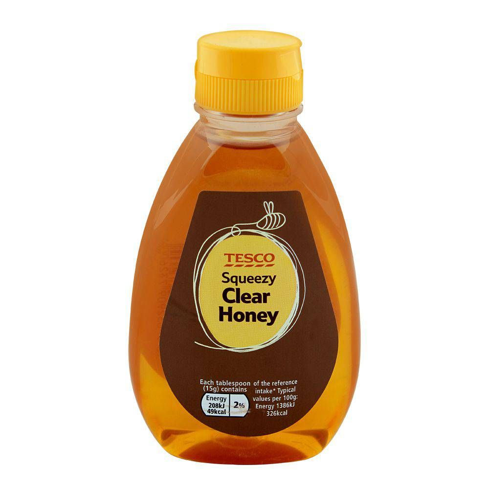 Tesco Squeezy Clear Honey 340g