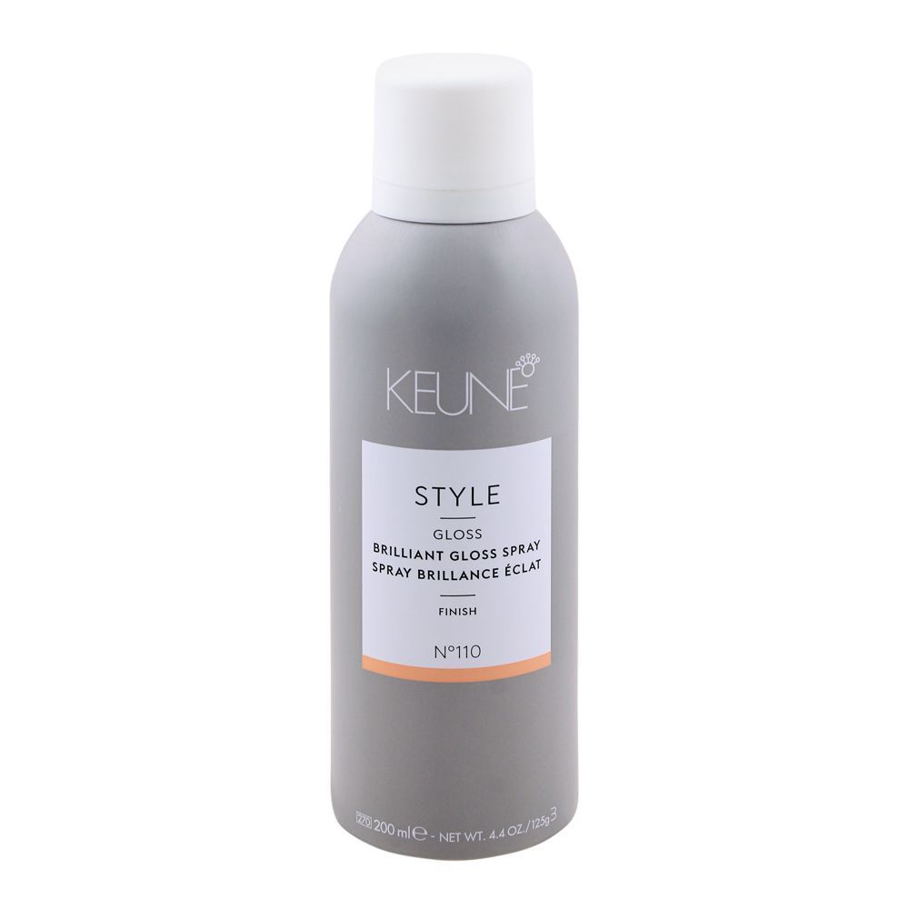 Keune Style Gloss Brilliant Gloss Spray, Finish, N-110, 200ml
