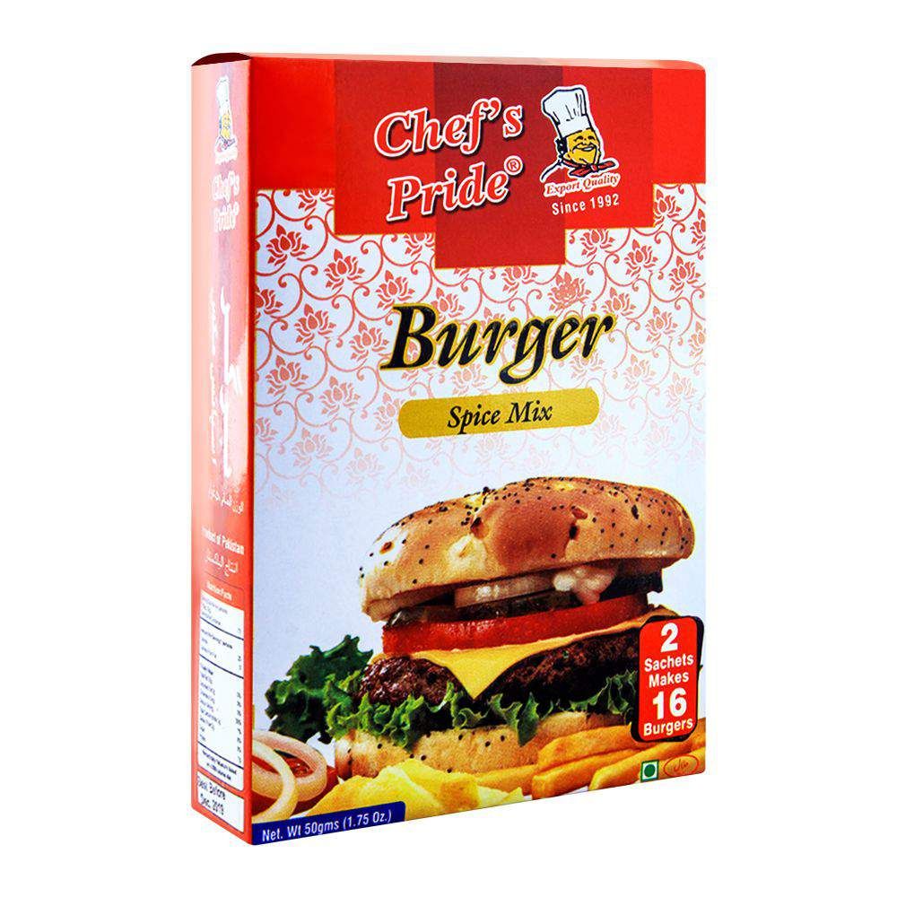 Chef's Pride Burger Masala, Spice Mix, 50g