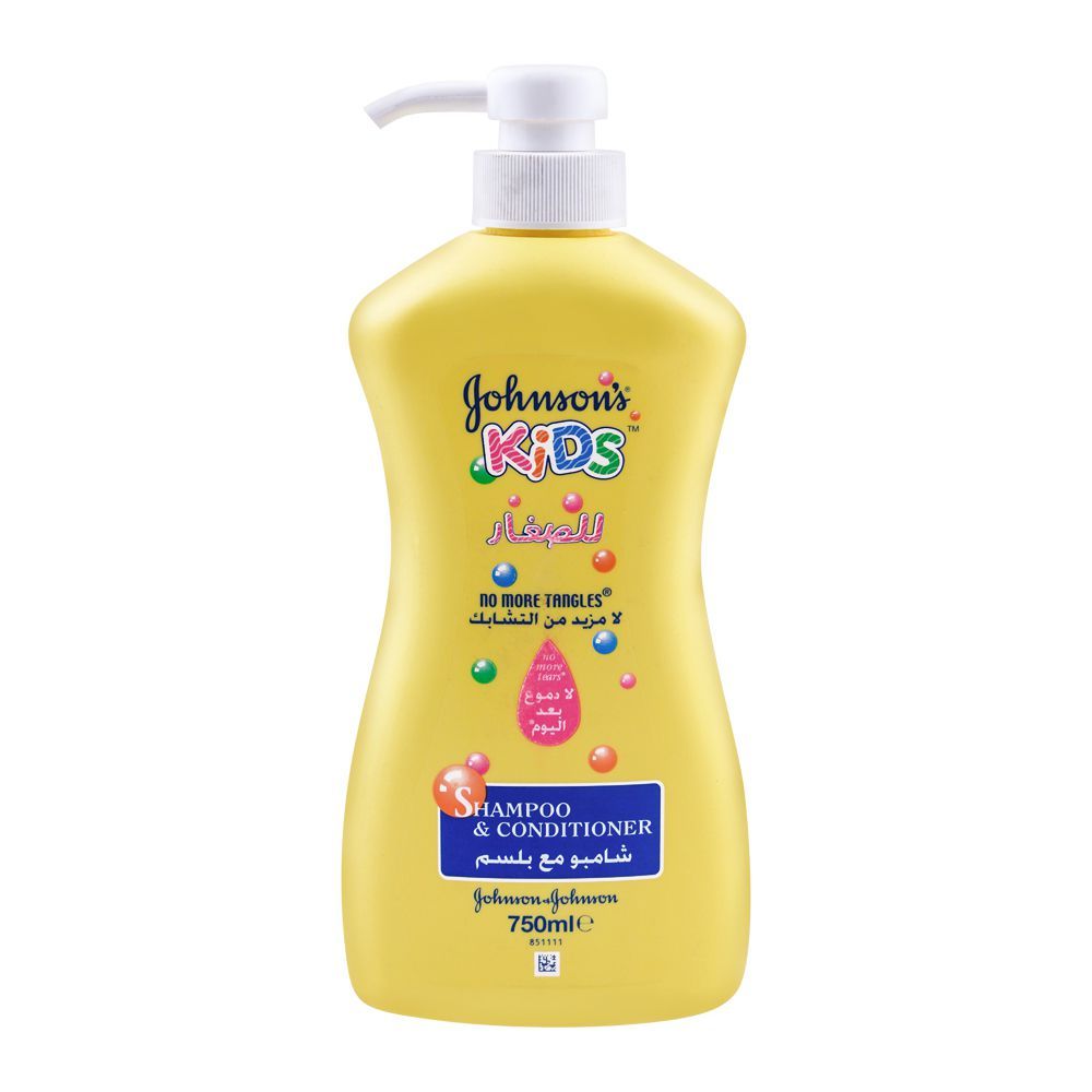Johnson's Kids No More Tangles Shampoo & Conditioner, 750ml