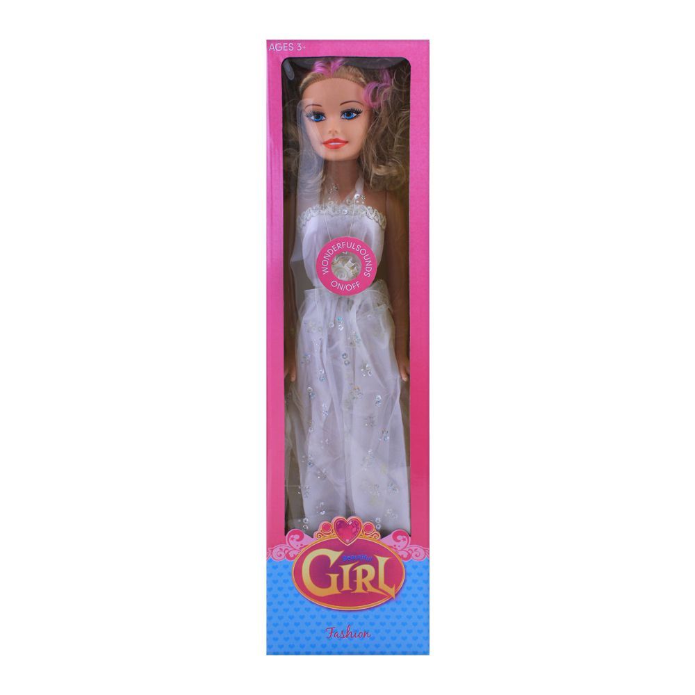 Live Long Baby Doll 26 Inches, White, 080-W