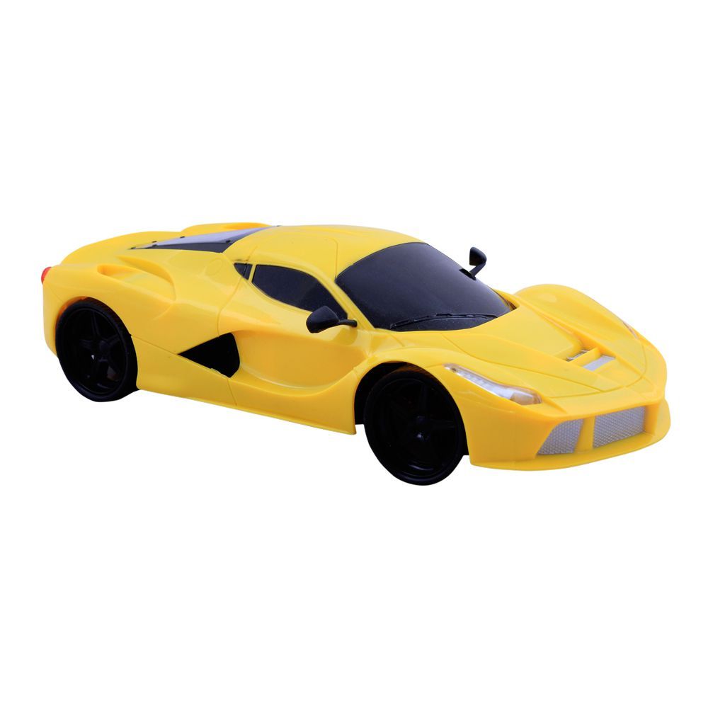 Live Long Remote Control (RC) Ferrari Car, With Gravity Sensor Yellow, 345-184-Y