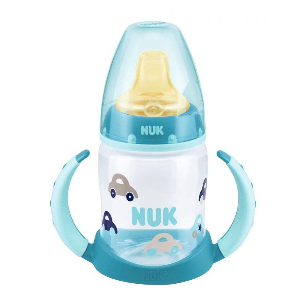 Nuk First Choice Learner Feeding Bottle, Cars/Blue, 6m+, 150ml, 10743391