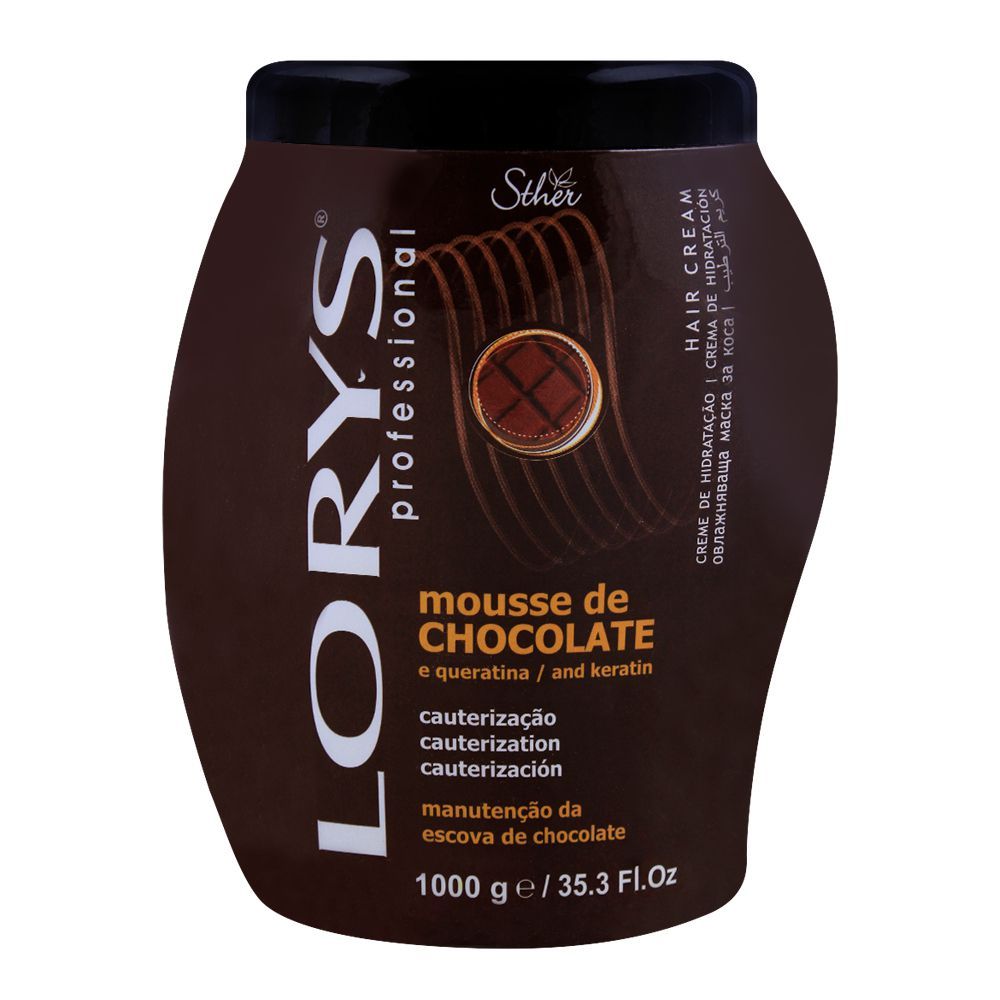 Lorys Professional Mousse De Chocolate and Keratin Hair Cream 1000g