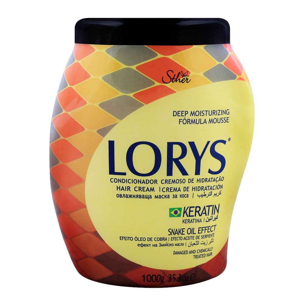 Lorys Keratin Snake Oil Effect Hair Cream, For Damaged & Clinically Treated Hair, 1000g