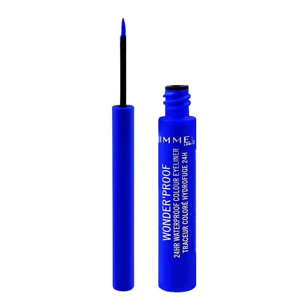 Rimmel Wonder'Proof 24HR Waterproof Colour Eyeliner, 005 Pure Blue
