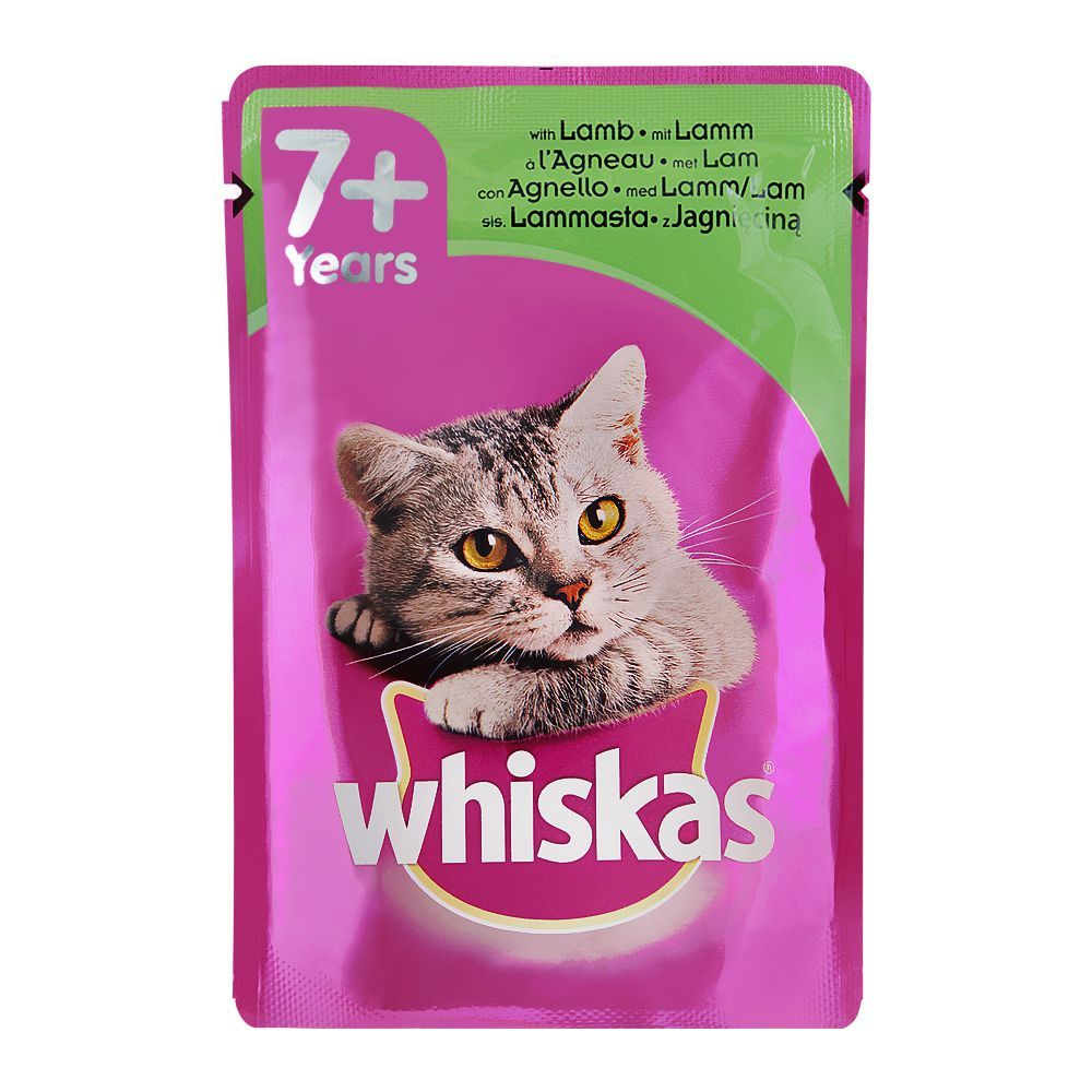 Whiskas Lamb In Jelly Cat Food, 7+ Years, 100g