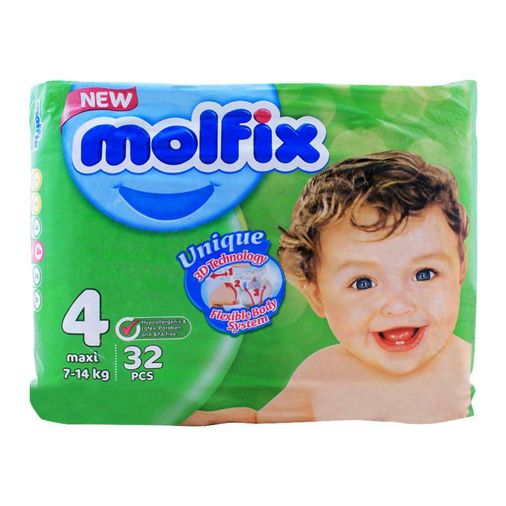 Molfix 4 Maxi 7-14 KG, 32 PCS