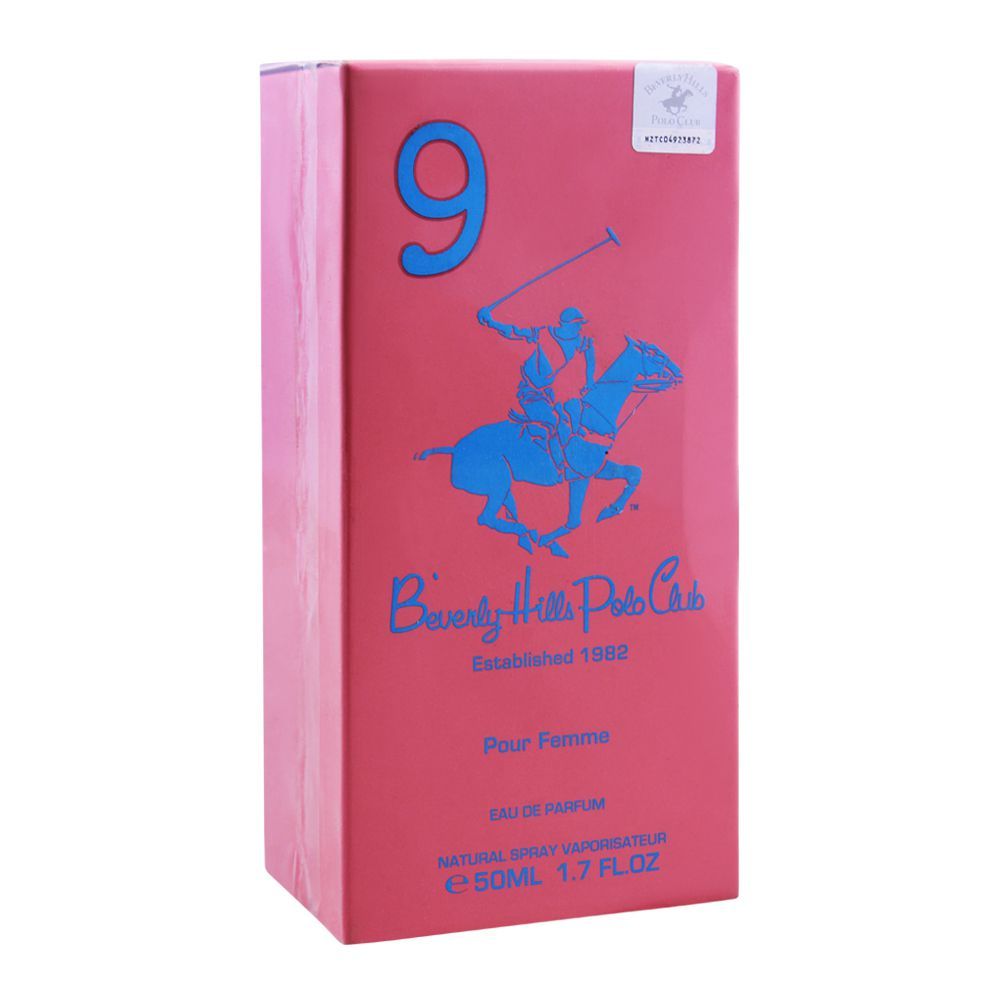 Beverly Hills Polo Club 9 Pour Femme Eau De Parfum, 50ml