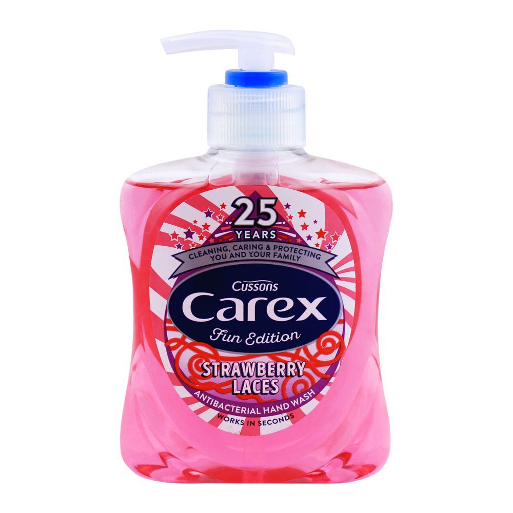 Carex Complete Sun Edition Strawberry Laces Antibacterial Hand Wash, 250ml