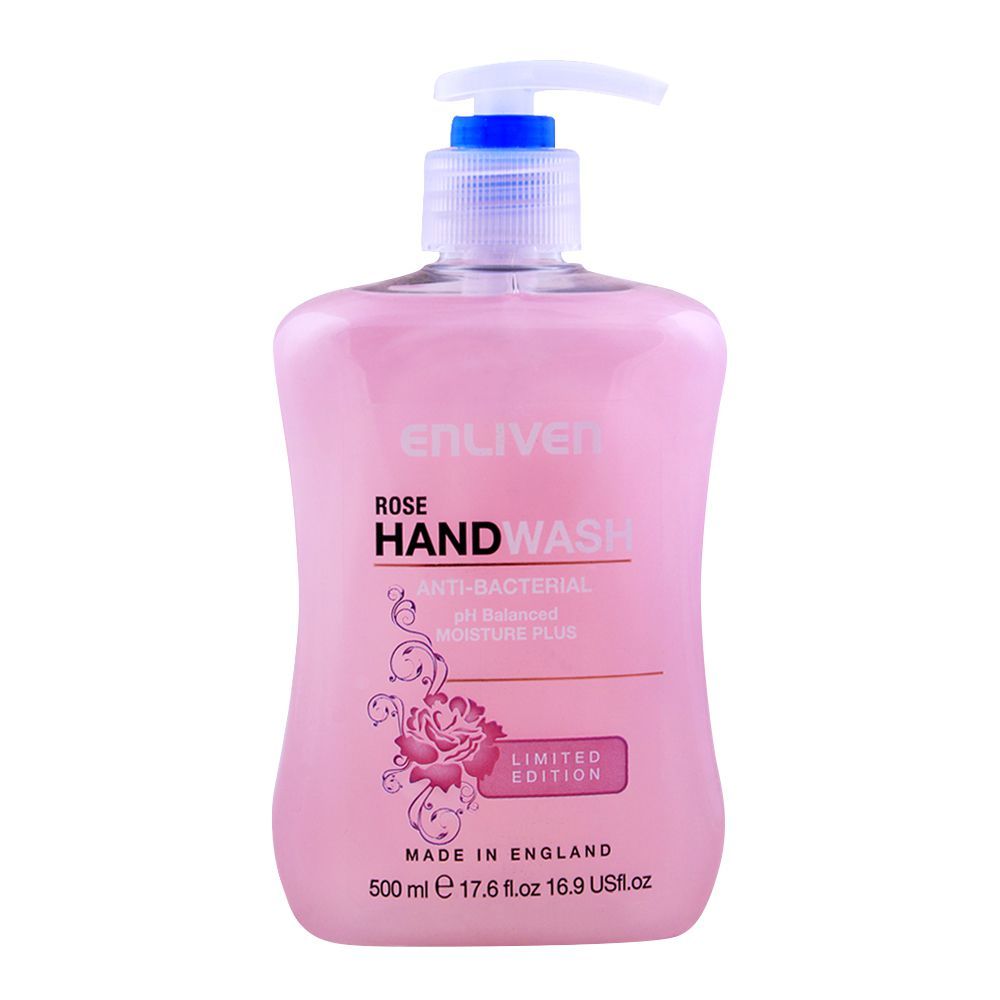 Enliven Rose Antibacterial Hand Wash 500ml
