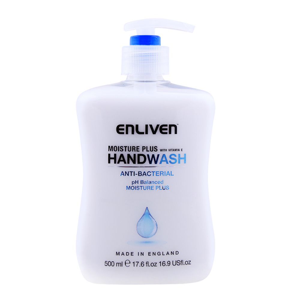 Enliven Moisture Plus Antibacterial Hand Wash, 500ml