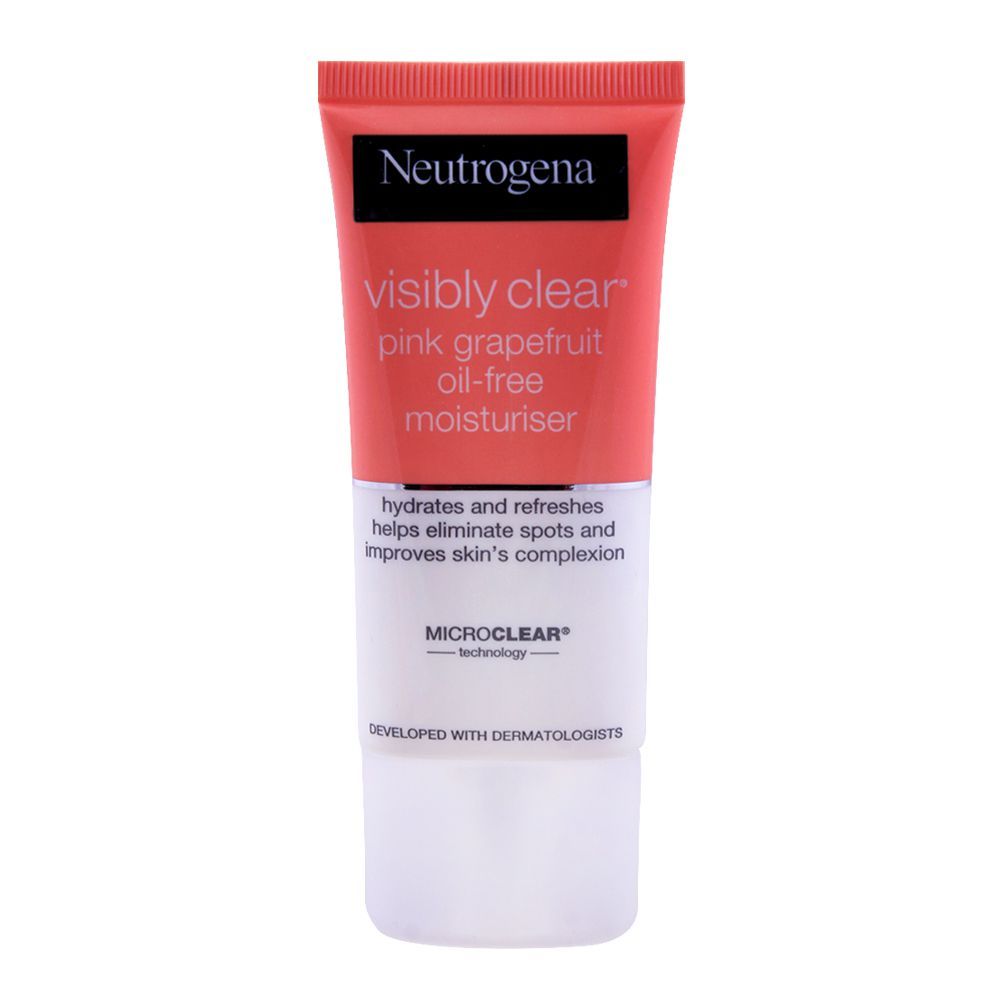 Neutrogena Visibly Clear Pink Grapefruit Moisturiser, Oil Free, 50ml