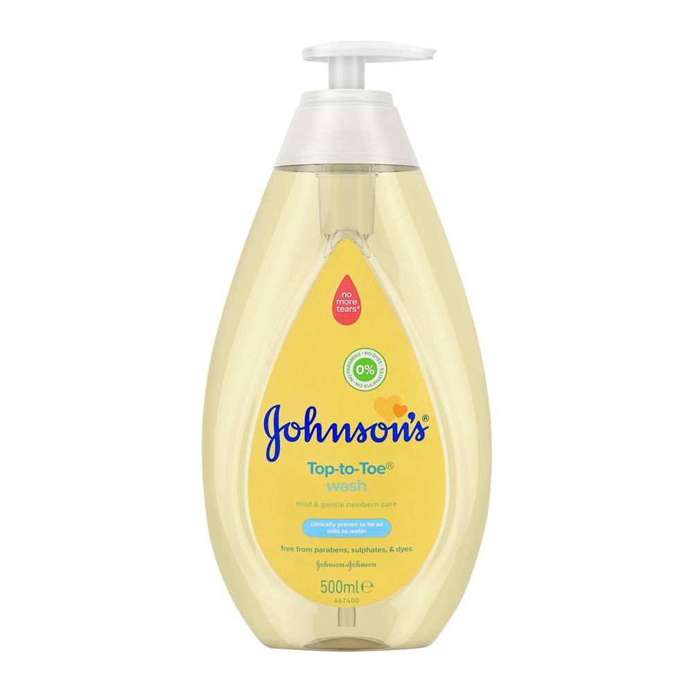 Johnson's Top-To-Toe Wash Mild & Gentle, 500ml