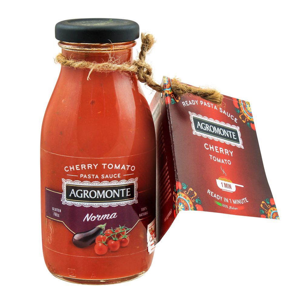 Agromonte Norma Cherry Tomato Pasta Sauce, Gluten Free, 260g