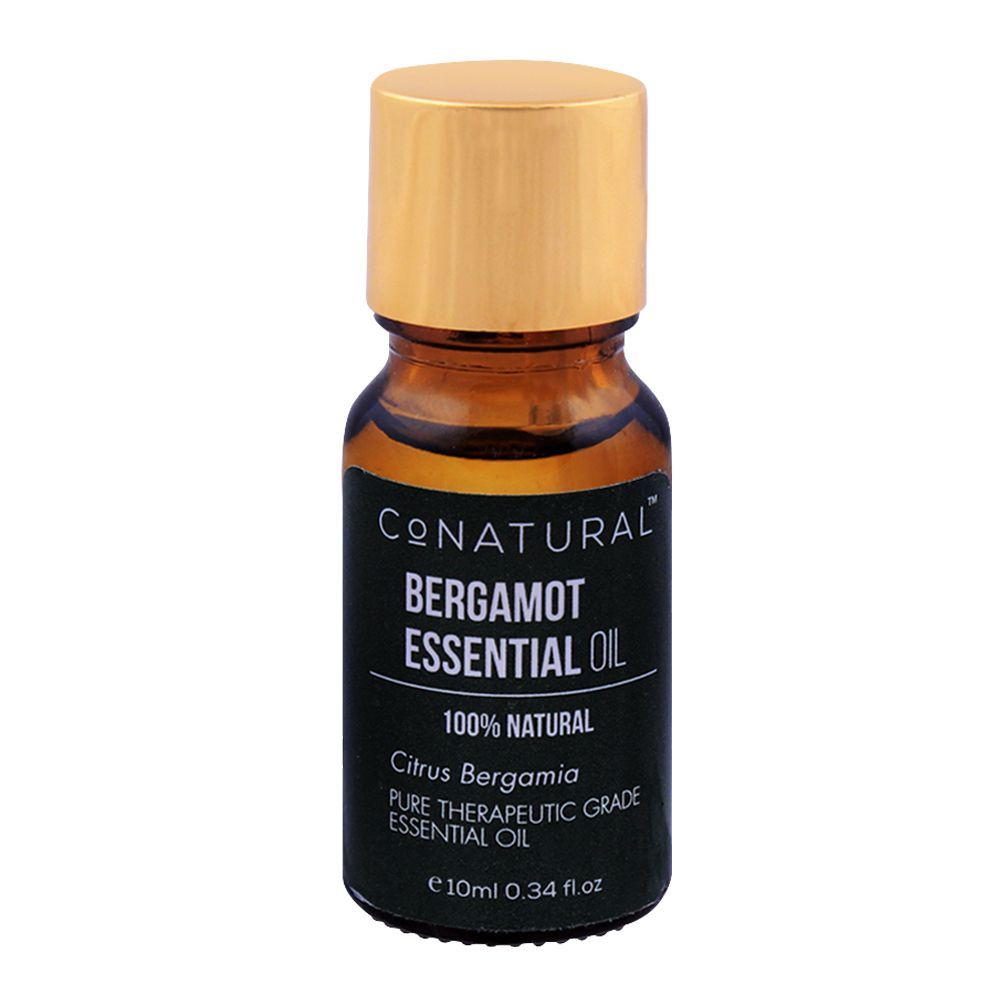 CoNatural Bergamot Essential Oil, 100% Natural, 10ml