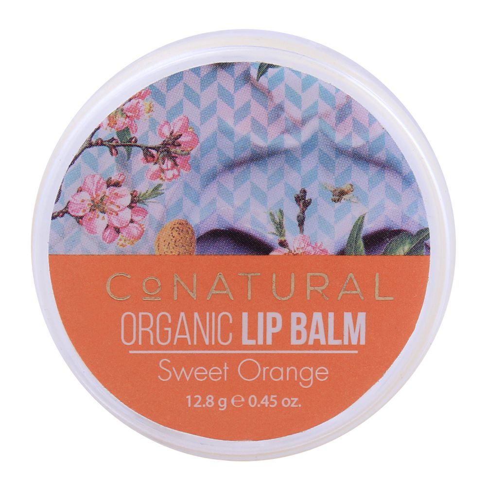CoNatural Organic Lip Balm, Sweet Orange, 12.8g