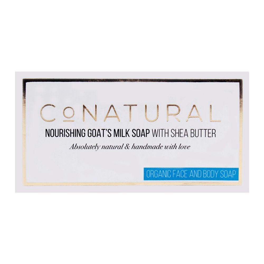 CoNatural Nourishing Goat's Milk Soap, With Shea Butter Organic, 110g