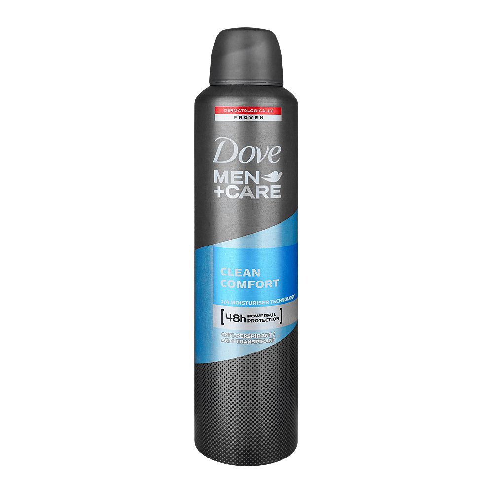 Dove Men+Care Clean Comfort Anti-Perspirant Deodorant Spray, For Men, 250ml