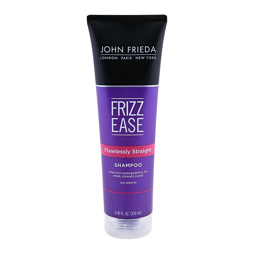John Frieda Frizz-Ease Flawlessly Straight Shampoo, With Keratin, 250ml