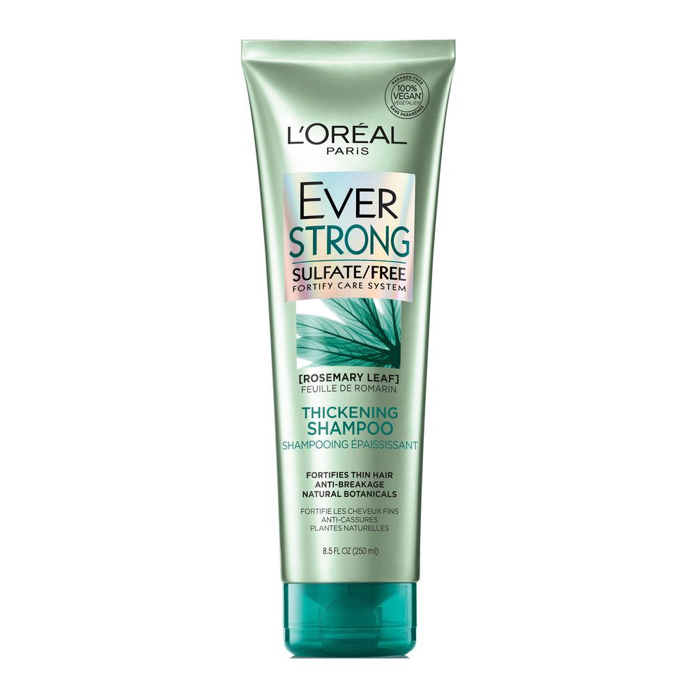 L'Oreal Paris Ever Strong Rosemary Leaf Thickening Shampoo, Sulfate Free, 250ml