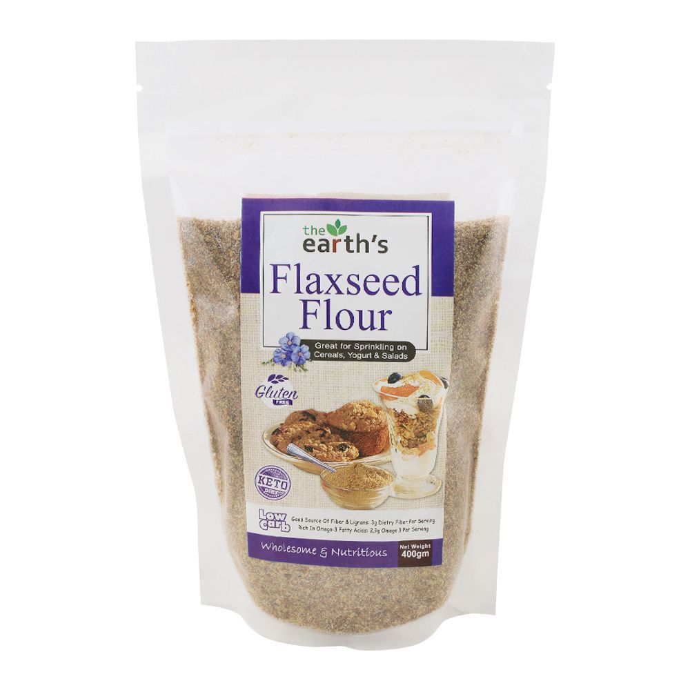 The Earth's Flax Seeds Flour, Gluten Free, 400g