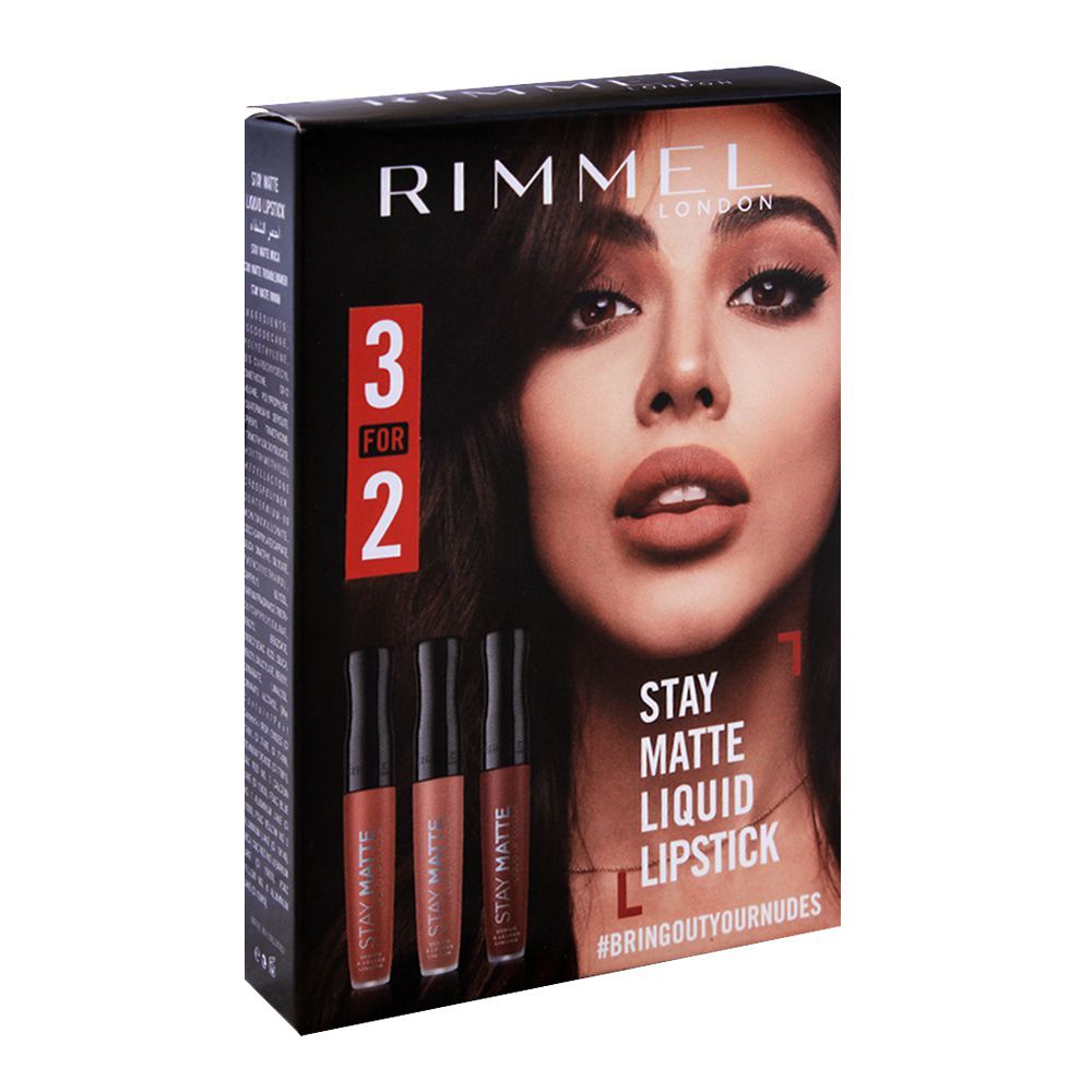 Rimmel Stay Matte Liquid Lipstick 2 For 3, Promo Pack