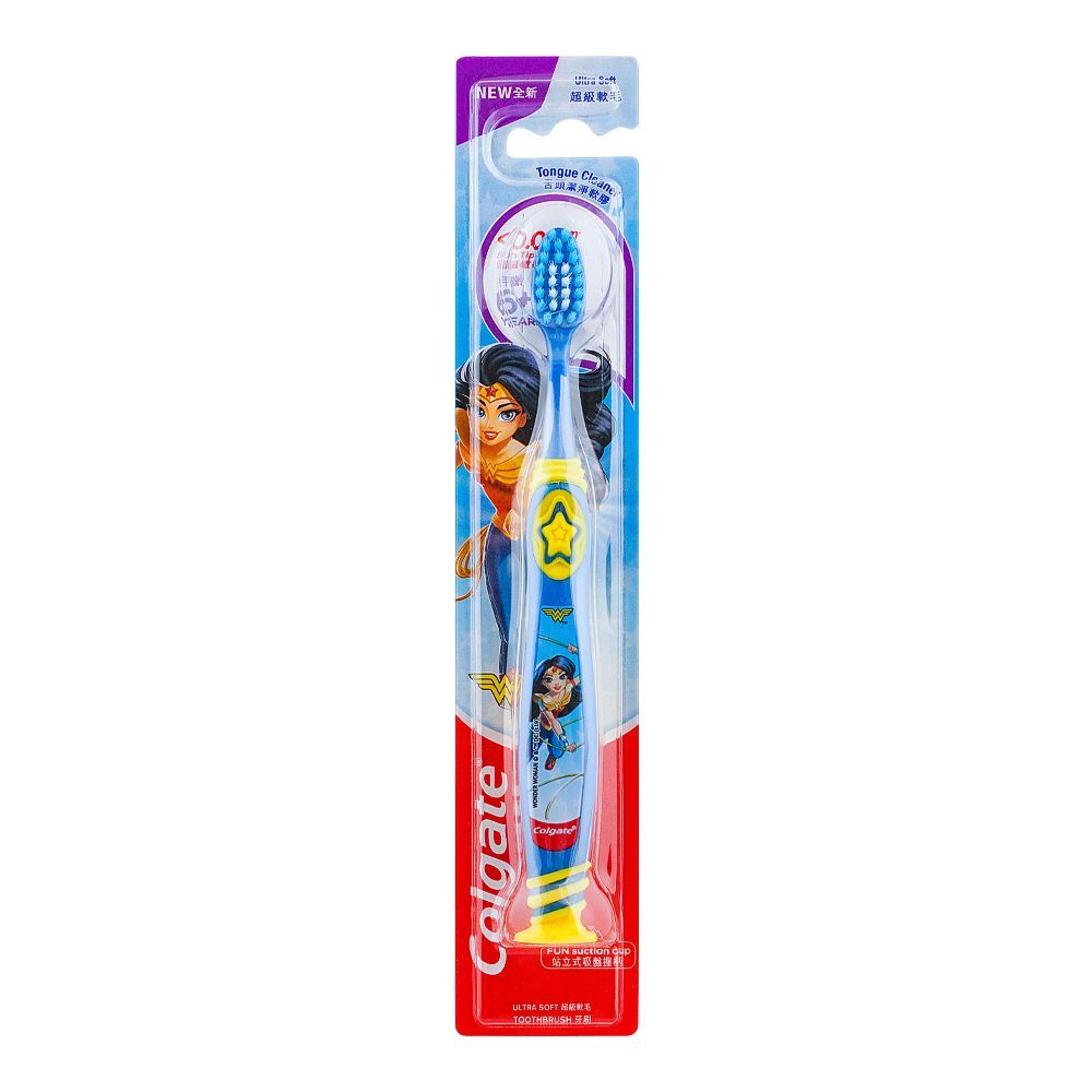 Colgate Wonder Woman 6 Years+ Toothbrush, Ultra Soft