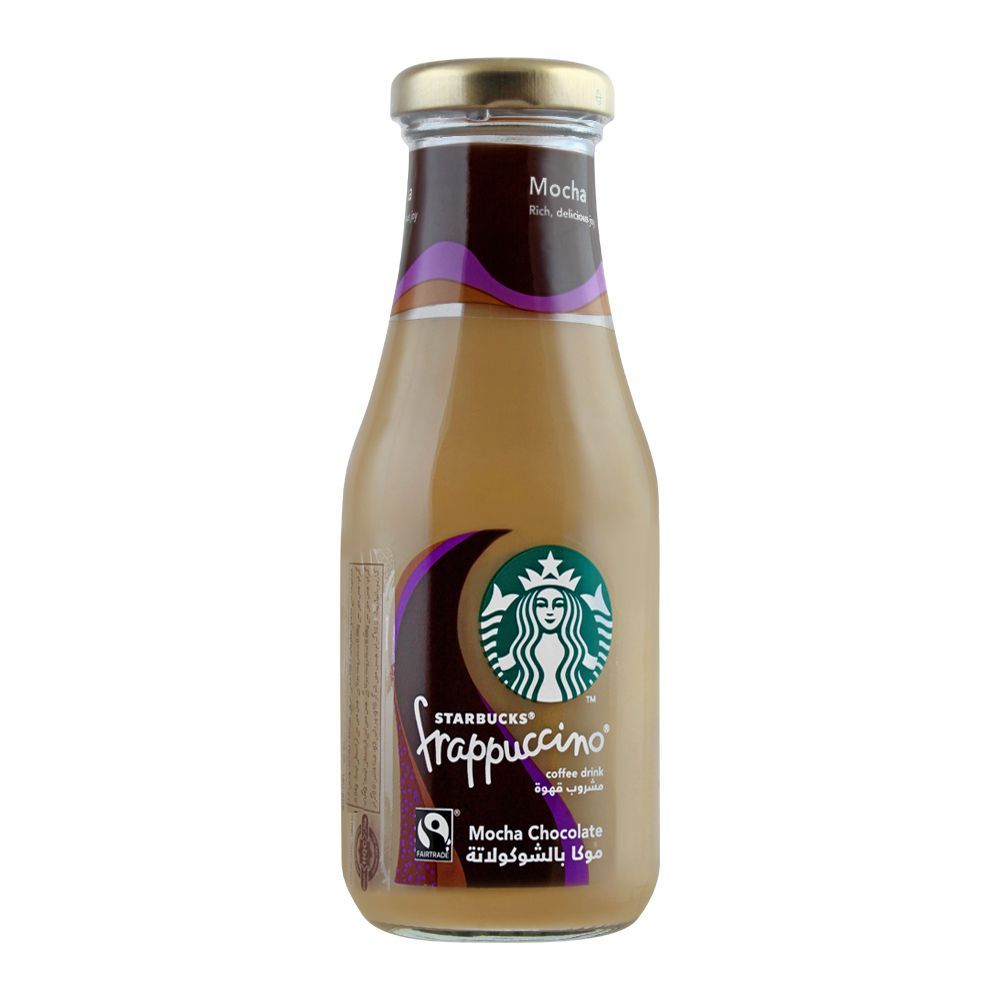 Starbucks Frappuccino Coffee Drink, Mocha Chocolate, Bottle, 250ml