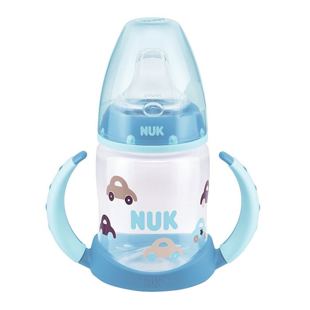 Nuk First Choice Learner Feeding Bottle, Cars/Blue, 6-18m, 150ml, 10743392