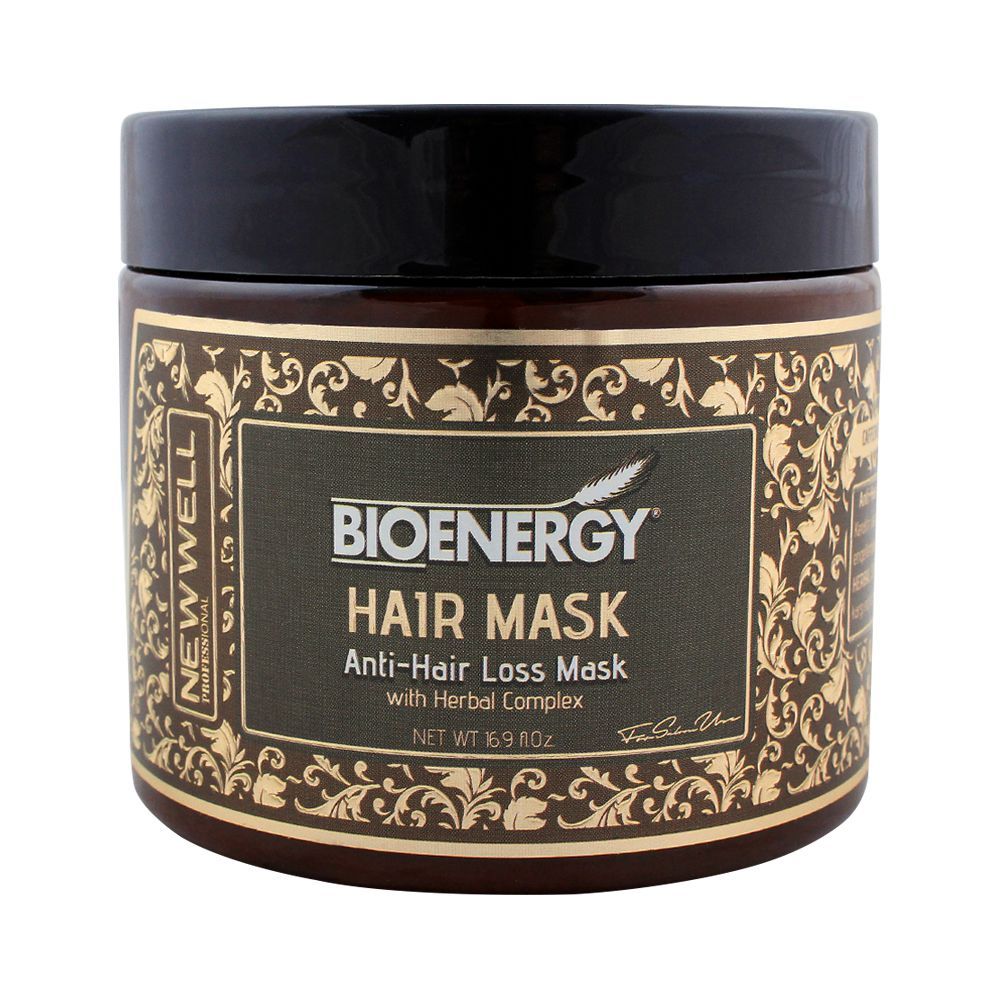 Bioenergy Anti-Hair Loss Mask With Herbal Complex, 500ml