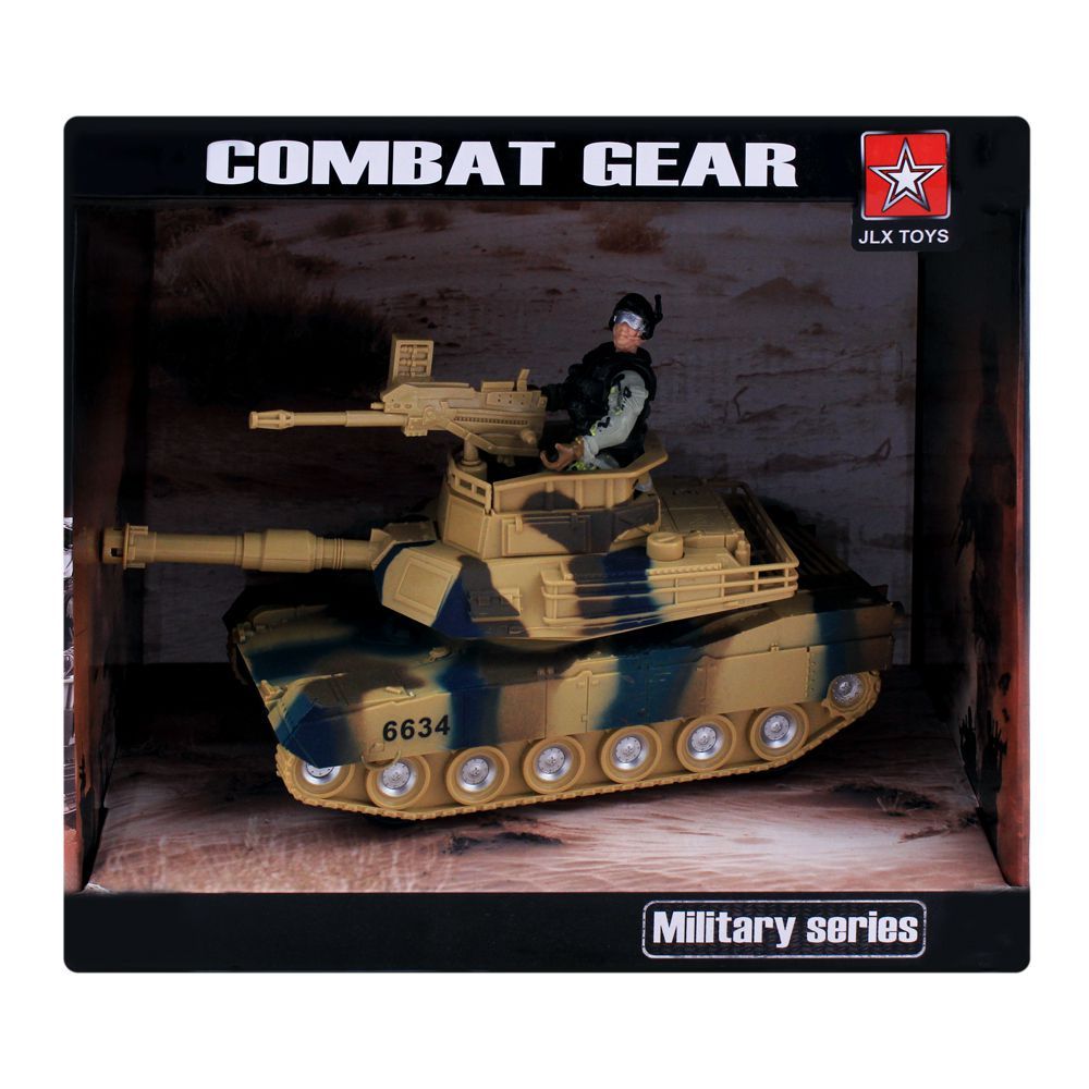 Live Long Army Combat Tank, Yellow, 6634A-Y