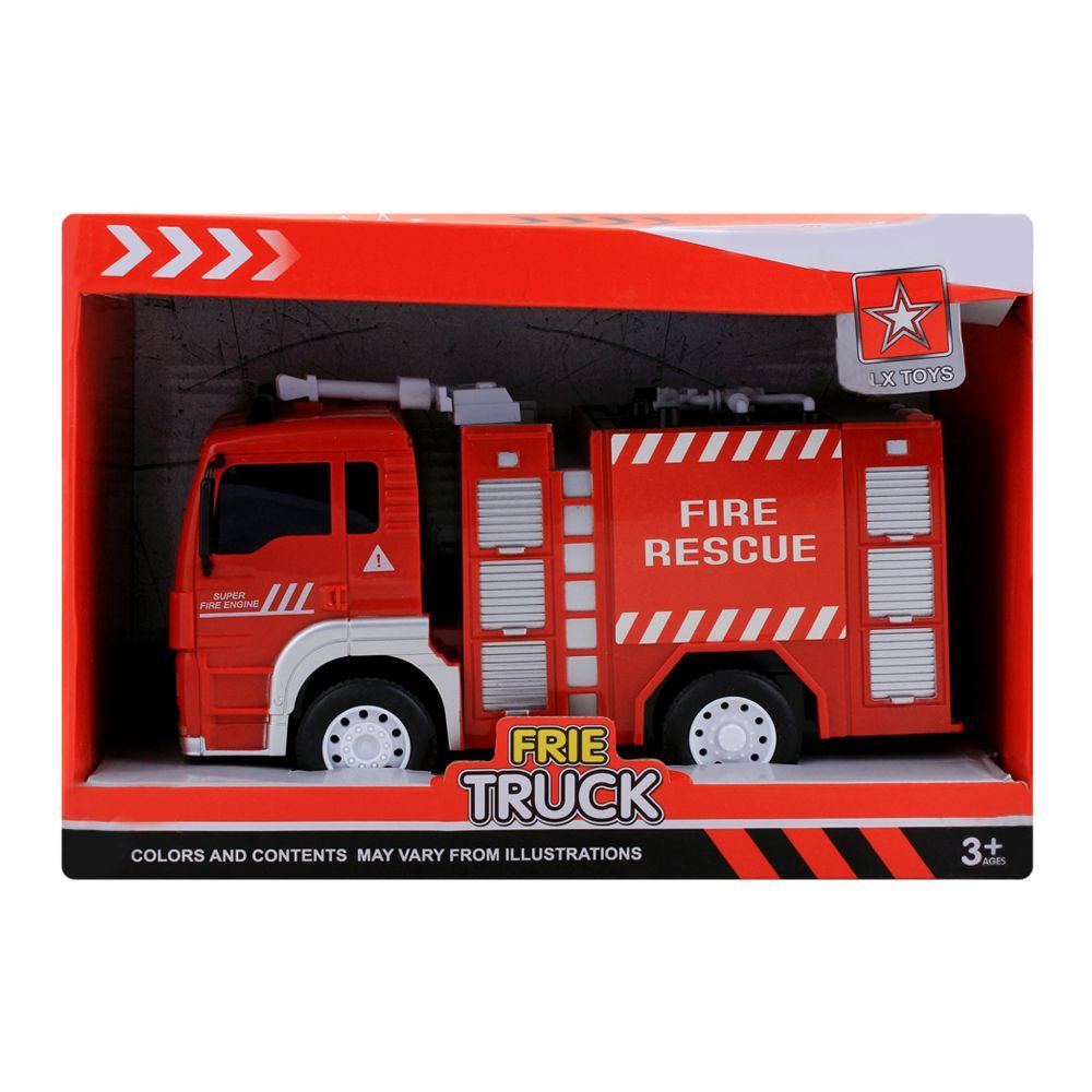 Live Long Fire Brigade Friction Truck, 6639A