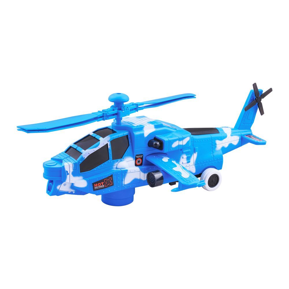 Live Long 3D Light & Sound Chopper, Blue, JYD171A-G