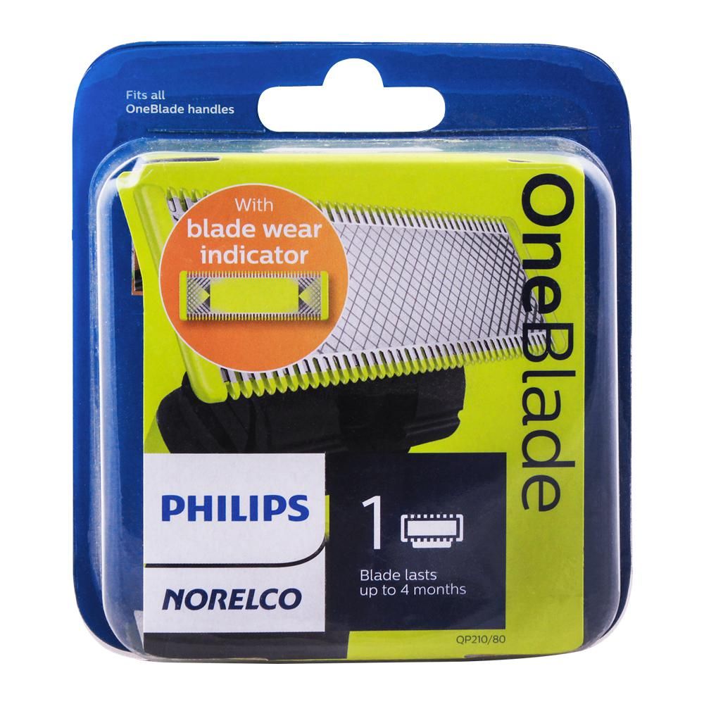 Philips Norelco OneBlade Replacement Blade, 1 Cartridge, QP210/80