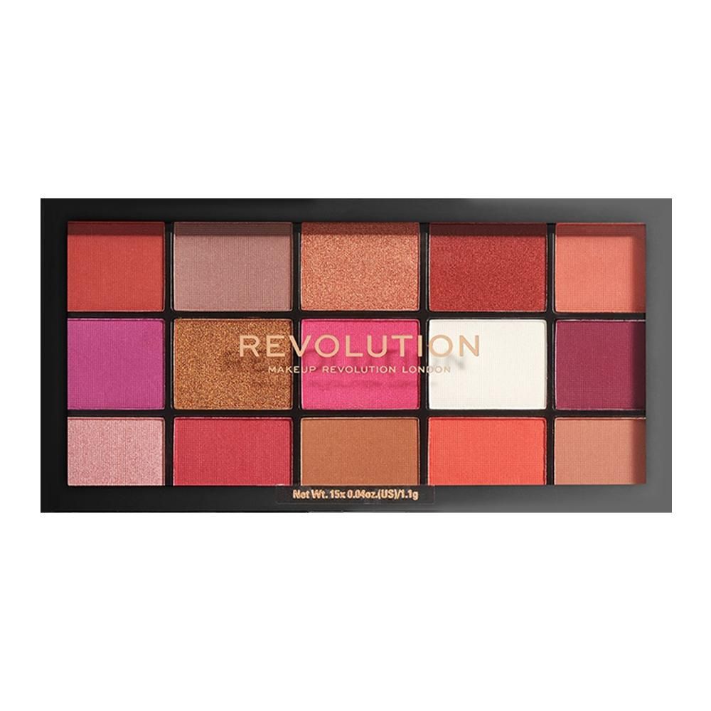Makeup Revolution Reloaded Eyeshadow Palette, Red Alert