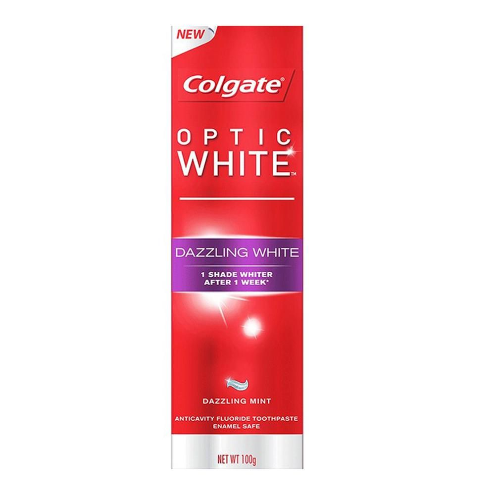 Buy Colgate Optic White Dazzling White Dazzling Mint Toothpaste 100g ...