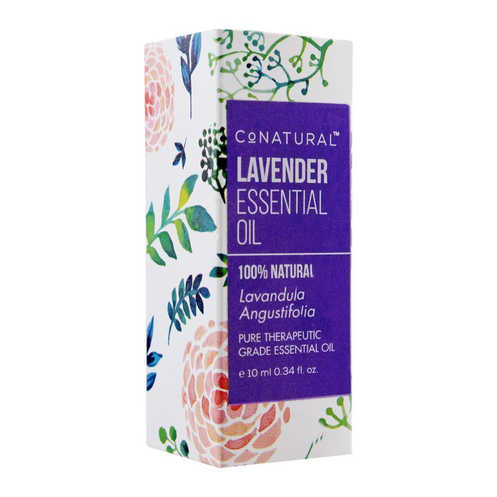 CoNatural Lavender Essential Oil, Therapeutic Grade Essential Oil, 10ml