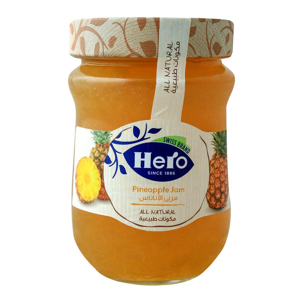 Hero All Natural Pineapple Jam, 350gm