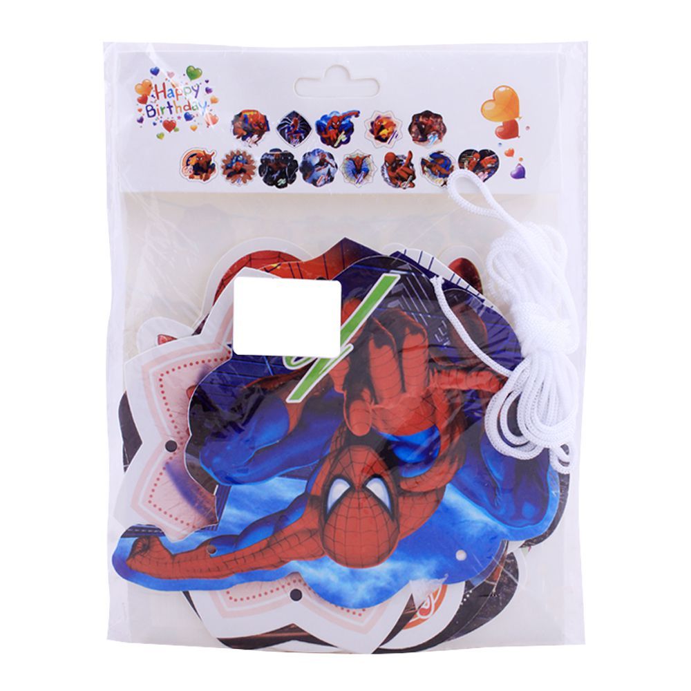 Live Long Party Supplies Spiderman Backdrop, 1701-7