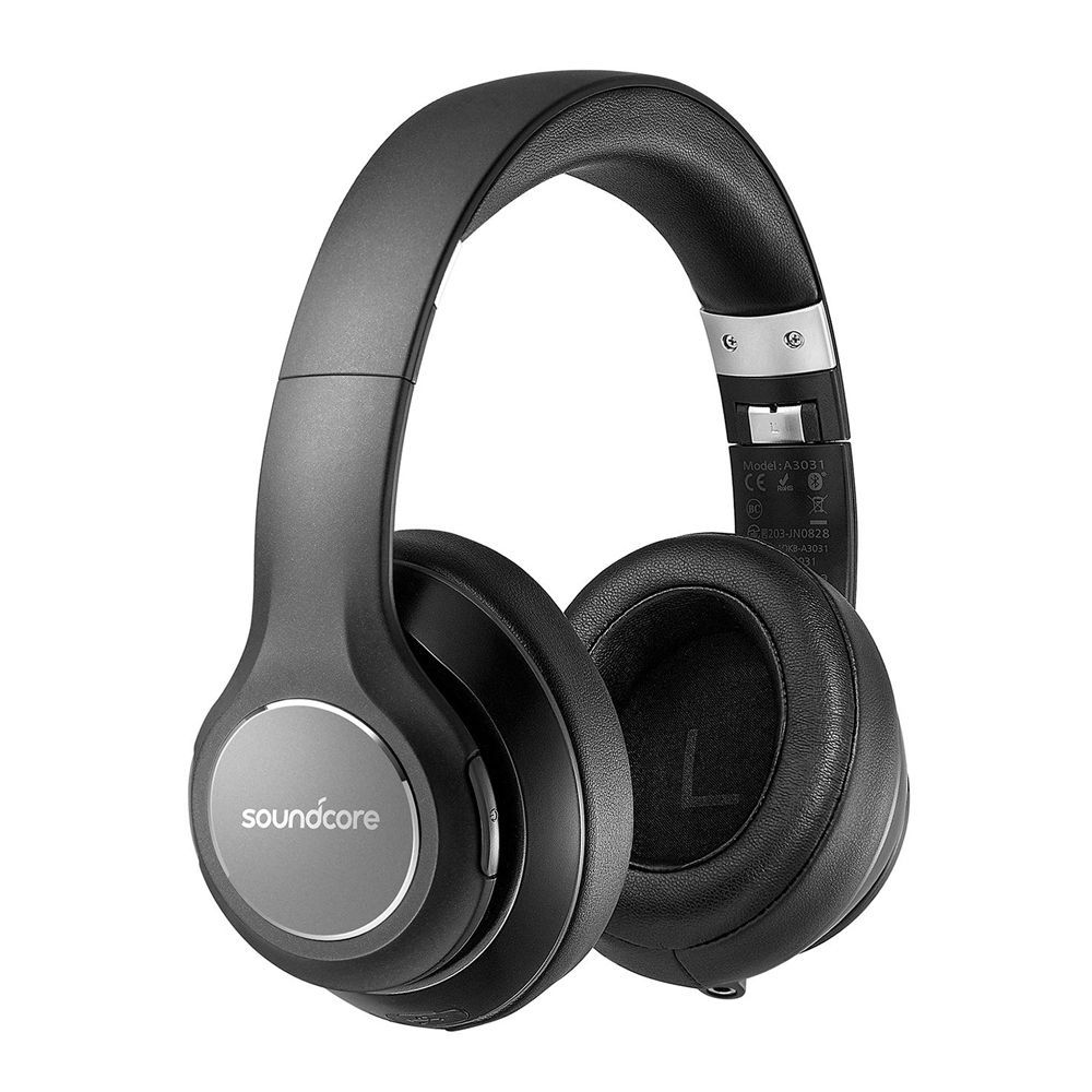 Anker SoundCore Vortex Wireless Over-Ear  Headphones, Black, A3031011