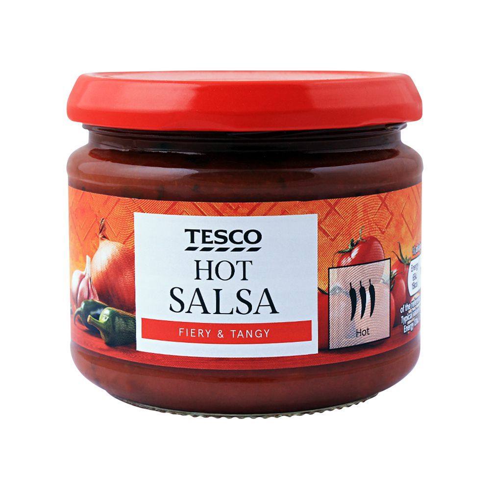 Tesco Hot Salsa Dip, Fiery & Tangy, 300g