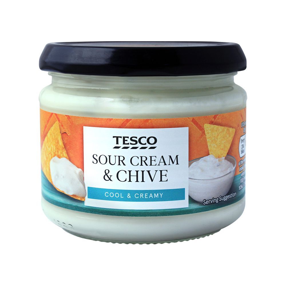 Tesco Sour Cream & Chive Dip, Cool & Creamy, 300g