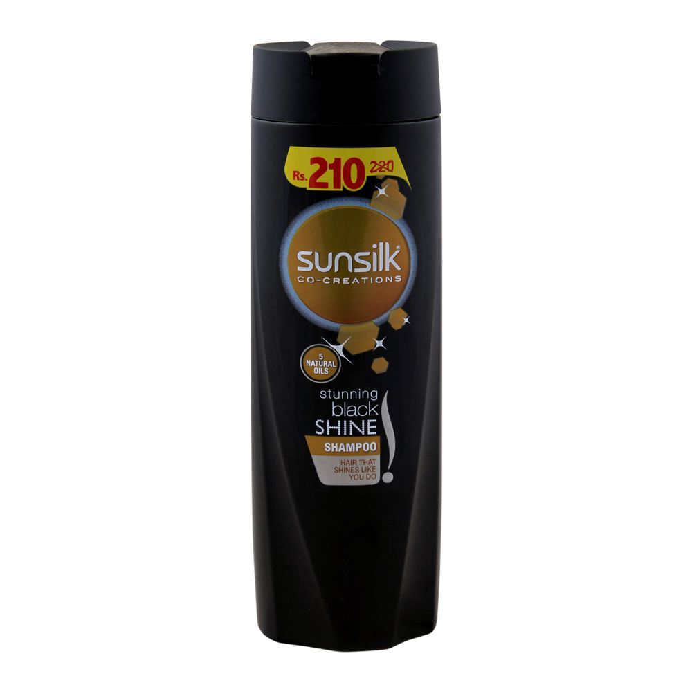 Sunsilk Co-Creations Stunning Black Shine Shampoo, 200ml