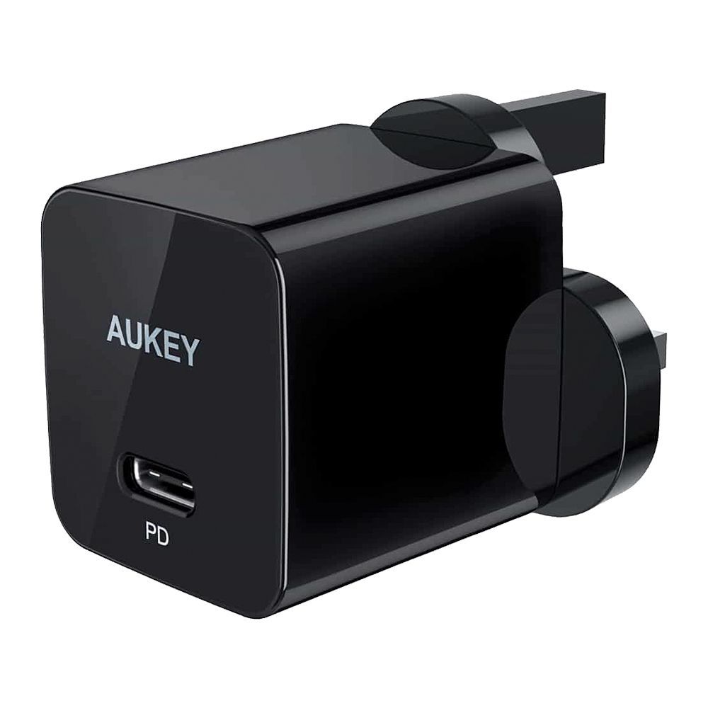 Aukey 18W USB-C Power Delivery Wall Charger, Black, PA-Y18