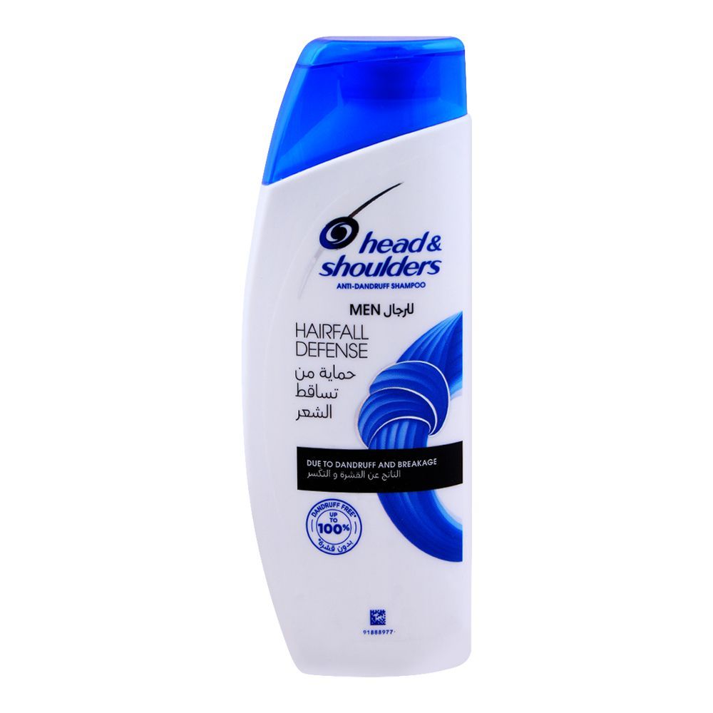Head & Shoulders Men Hairfall Defense Anti-Dandruff Shampoo, 185ml