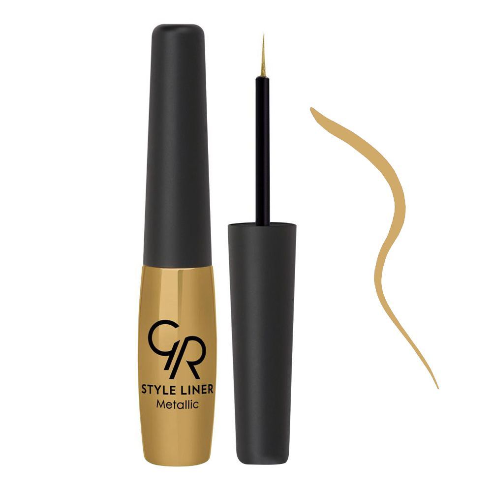 Golden Rose Style Liner Metallic Eyeliner, 02